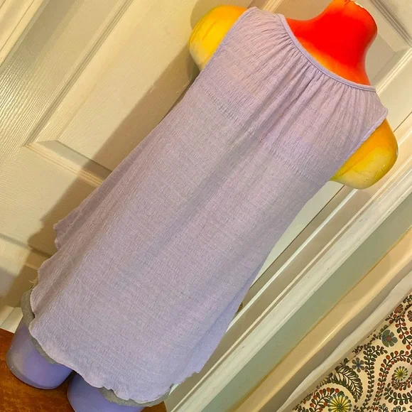 Calypso St. Barth Light Purple Tank Top - Picture 7 of 13